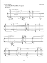 Perduto In Una Città D'Acque - Salvatore Sciarrino - Partition - Piano